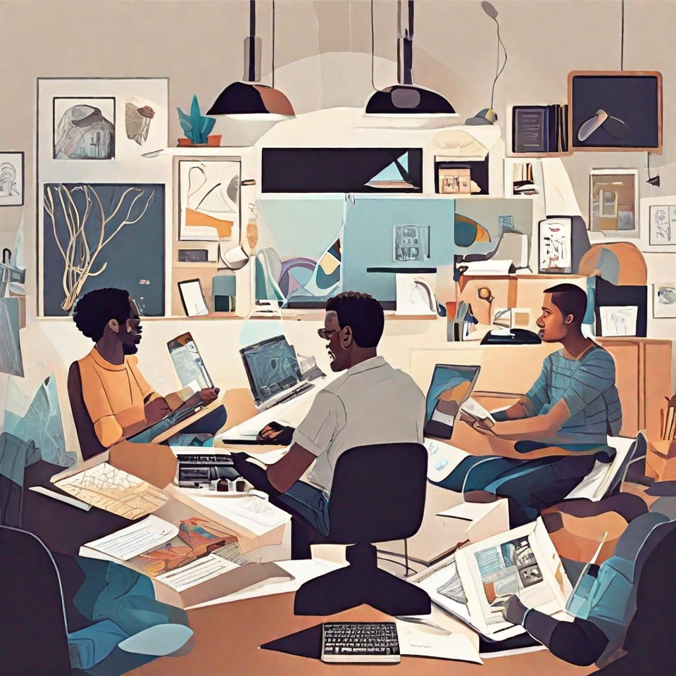 Writers collaborating